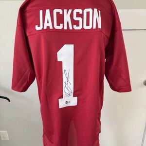 Domani Jackson Alabama Crimson Tide Autographed Jersey; BECKETT COA